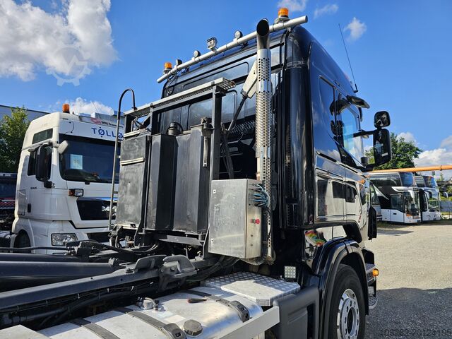 Roll-off kipper SCANIA R480LB8X4*4HNB Lift+Lenk HIAB Multilift