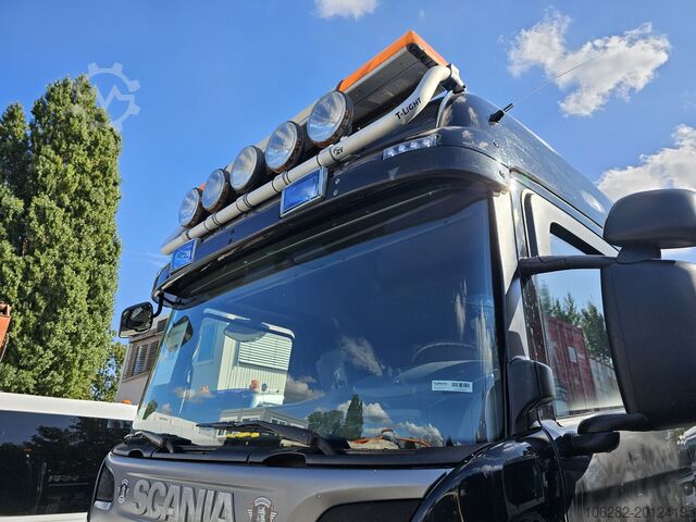 Roll-off kipper SCANIA R480LB8X4*4HNB Lift+Lenk HIAB Multilift