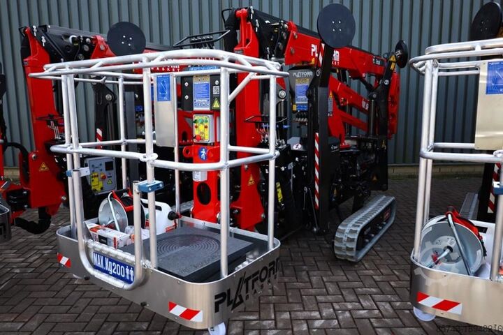 Scharnierende telescopische hoogwerker Platform Basket Spider 18.90 PRO CE Declaration, Valid inspection,