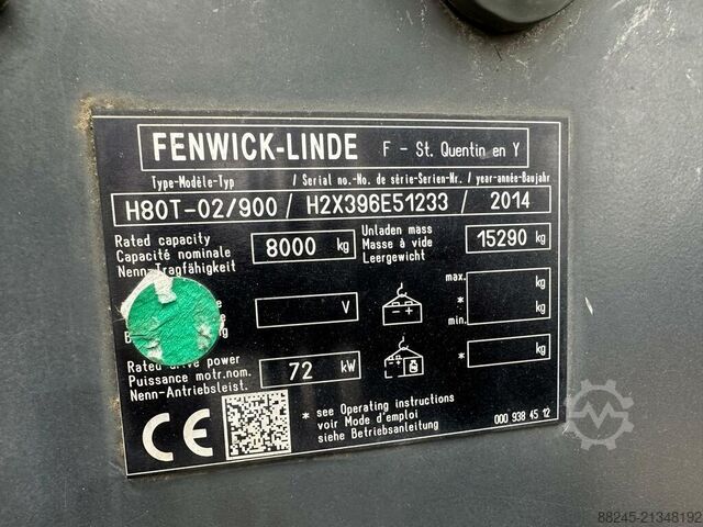 VS-22557 Carrello elevatore LPG Linde H80T DUO Pallet LINDE H80T