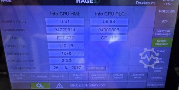 Drukarka 3D Hage 3D-Drucker Hage 140L-B