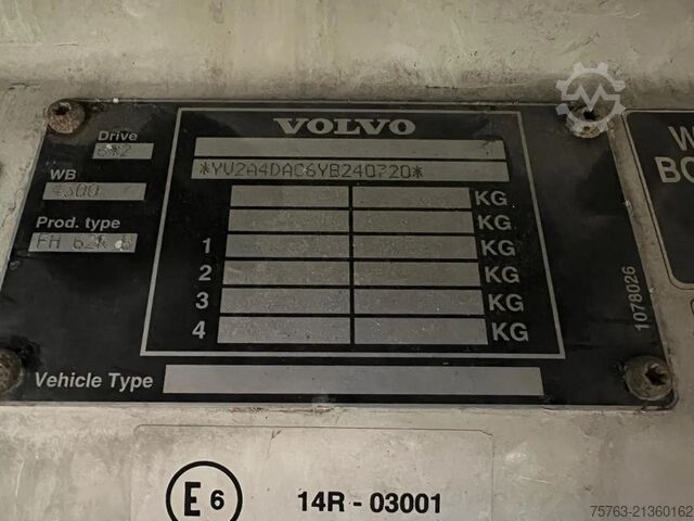 Kabl Volvo FH 12.420 6x2 - Cable system - Manual gearbox