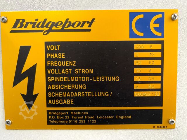 Vertikalni obradni centar BRIDGEPORT VMC 1000