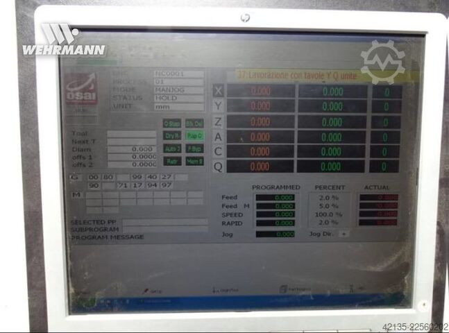 PADE VELUX CNC-megmunkálóközpont (2011) PADE VELUX
