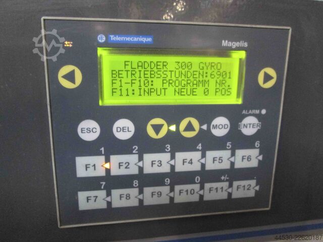 Plåtkantavgradningsmaskin Fladder Danmark A/S 300/Gyro 1300 VAC
