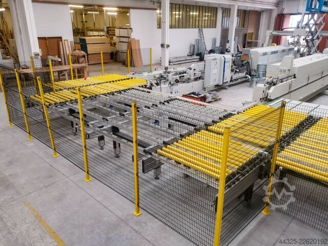Kantputs- och kantbearbetningsanläggning för dörrar FERWOOD CUSTOMIZED FW-SB DOORFLEX U-LINE