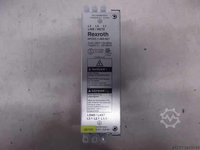 Vonalszűrő Bosch Rexroth NFD03.1-480-007