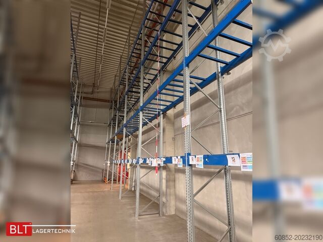 Zware industriële stelling 18,7 lfm SSI Schäfer PR600 Palettenregal H:1150cm , 4000 kg Fachlast Hochregale