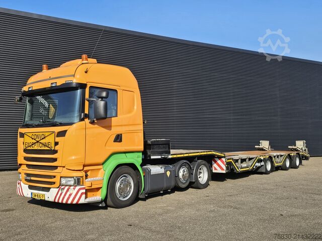 Nooteboom 3-akslet trailer + SCANIA R450 6x2 Nooteboom 3 AXLE TRAILER + SCANIA R450 6x2