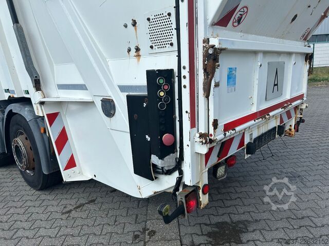 Çöp kamyonu MAN TGS 26.320 / Terex 120 + Funk / Faun 524