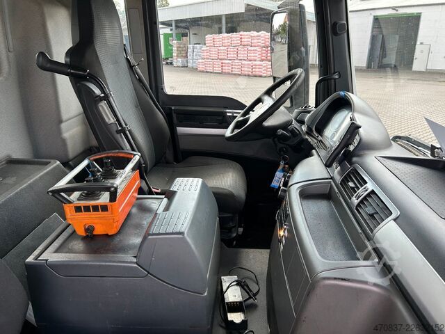Çöp kamyonu MAN TGS 26.320 / Terex 120 + Funk / Faun 524