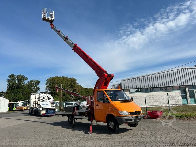 Kamyon üzeri eklemli platform MERCEDES-BENZ Spinter 311 / Teupen EURO B 25 T