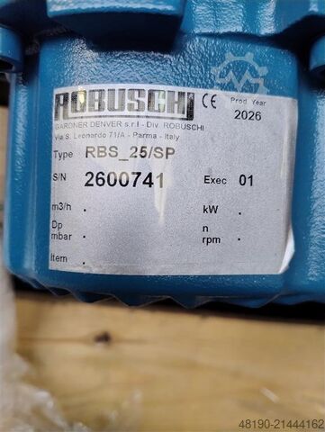 Dmuchawa Robuschi RBS 25