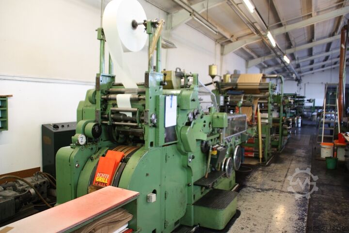 Blokkaljú tasakgyártó gép, SOS-zacskók Windmöller & Hölscher Triumph 3A + QMS 992 (vierfarbig)