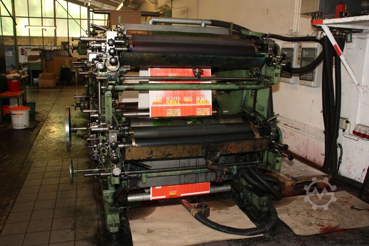 Blokkaljú tasakgyártó gép, SOS-zacskók Windmöller & Hölscher Triumph 3A + QMS 992 (vierfarbig)