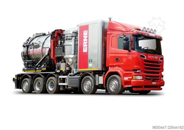 Aspirator de materiale (saugbagger) Scania R 730 Cappellotto Cap Geo