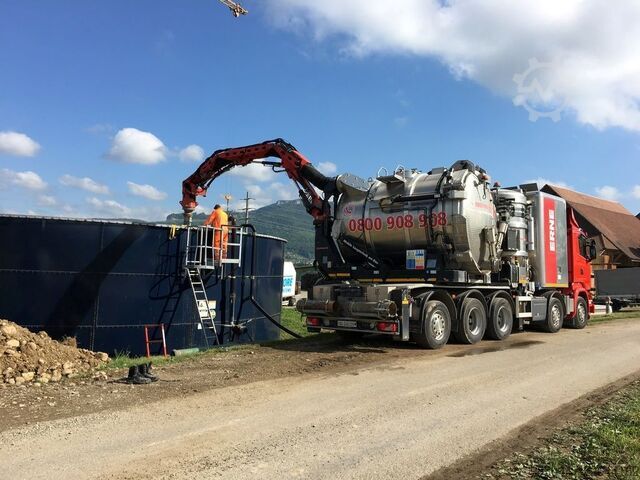 Aspirator de materiale (saugbagger) Scania R 730 Cappellotto Cap Geo