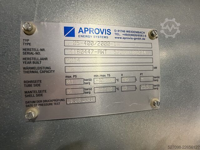 Bloque central combinada de calor y electricidad 2G Blockheizkraftwerk avus 500 plus