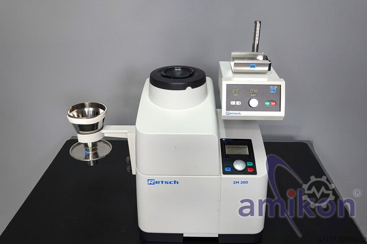 Dispozitiv de alocare DR 100 cu accesorii complete Retsch ZM 200 Ultra-Zentrifugalmühle