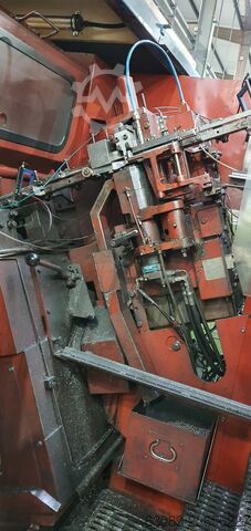 Dispozitiv combinat de ascuțit vârfuri și rulat filete National Machinery FXTC