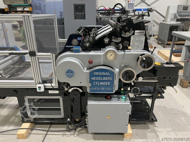 Warmstempelmachine Heidelberg Cylinder KSB 40×57 Hot Stamping machine