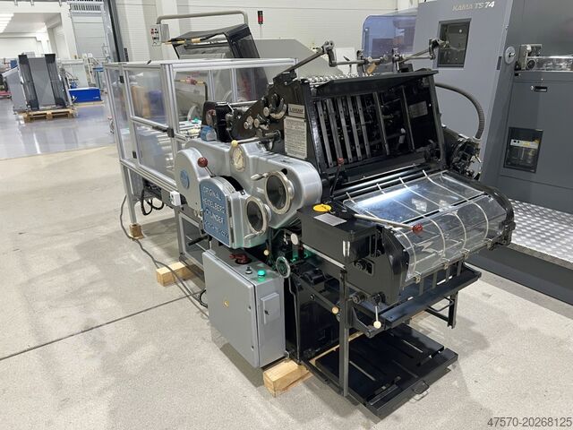 Warmstempelmachine Heidelberg Cylinder KSB 40×57 Hot Stamping machine