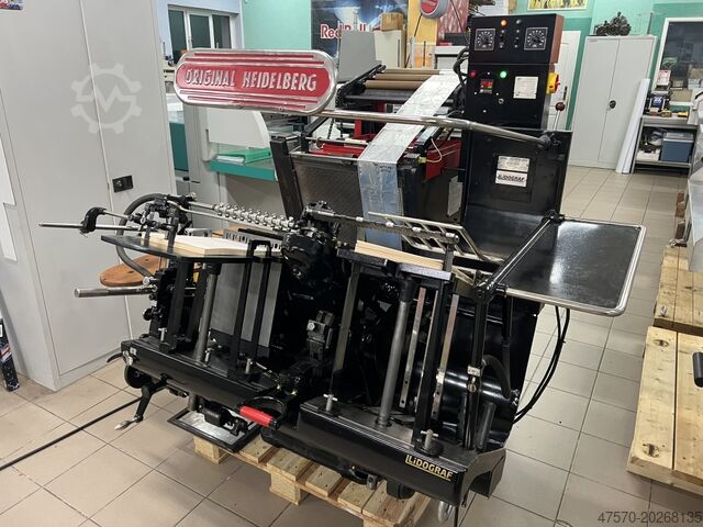 Warmstempelmachine Heidelberg GTP 32x46cm Hot Stamping Machine