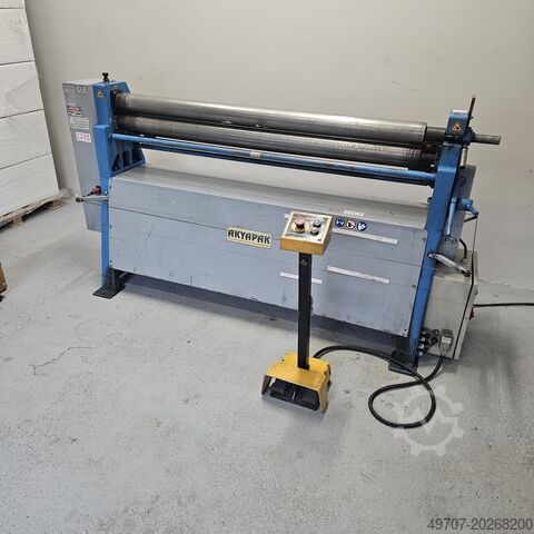 Plaatbuigmachine - 3 rollen AKYAPAK AS AKYAPAK AS 1550X90 2,5mm 
