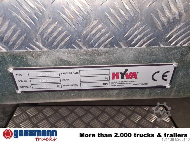 Hákový nosič kontejnerů T20-57-S Abrollanlage, 10x VORHANDEN!