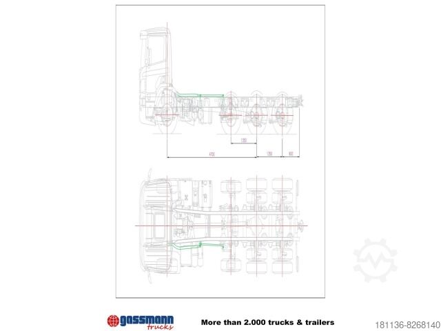 Hákový nosič kontejnerů  T20-57-S Abrollanlage, 10x VORHANDEN!