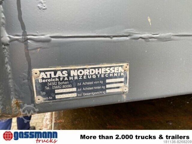 Φορτηγό με επίπεδη καρότσα Atlas Plattformaufbau, Alu-Boden