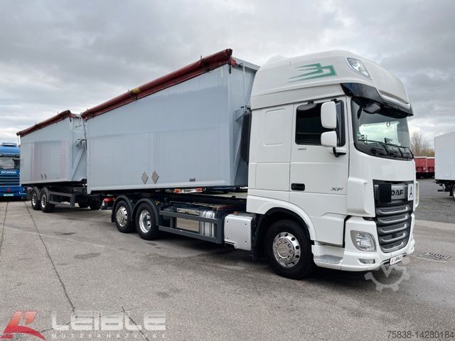 Camion basculante trilateral DAF XF 480 SSC*ALU Kipper*Komplettzug*90m³*231 TKM*