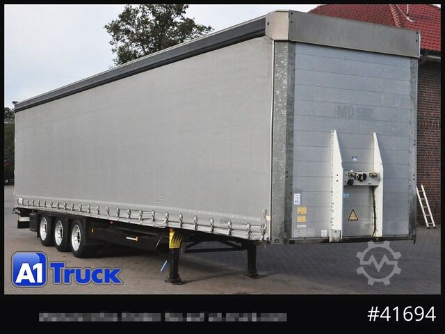 Semirimorchio con telone SCHMITZ Speed Curtain, Lift 455/40 R 22.5, Hubdach,
