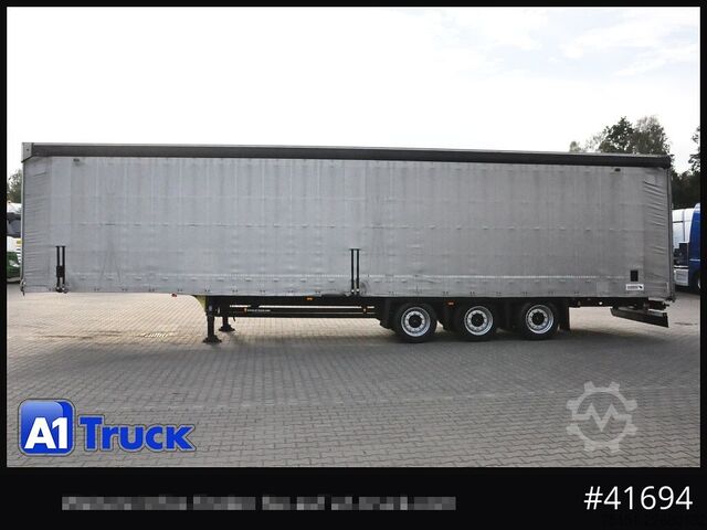Semirimorchio con telone SCHMITZ Speed Curtain, Lift 455/40 R 22.5, Hubdach,