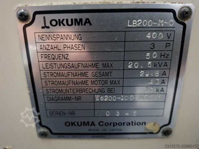 CNC-draaibank Okuma LB200-M-C