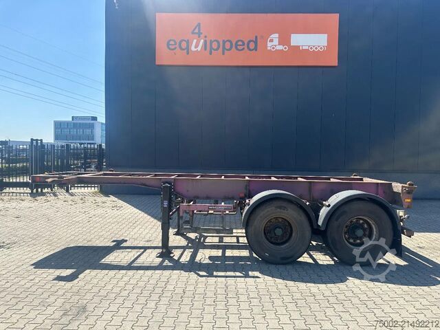 Transport av containrar Flandria SPRING / BLATT / LAMES / BLAD, 20FT