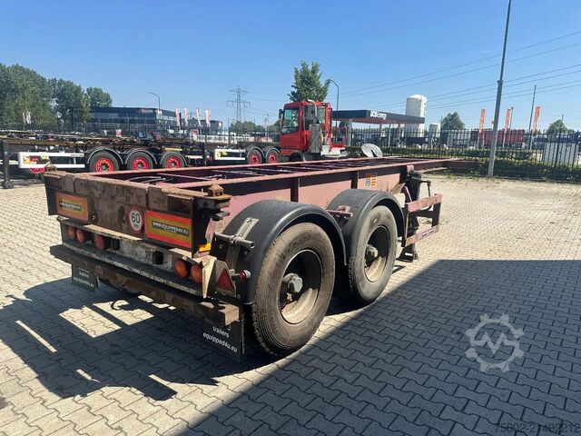 Transport av containrar Flandria SPRING / BLATT / LAMES / BLAD, 20FT