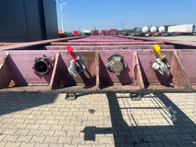 Transport av containrar Flandria SPRING / BLATT / LAMES / BLAD, 20FT