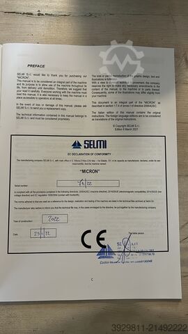 Rafinér čokolády, krémy SELMI MICRON 25