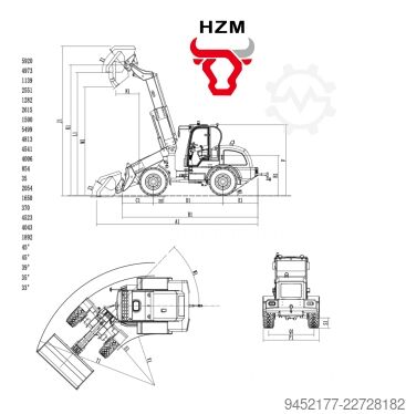 Utovarivač HZM 825-T Profi Teleskopradlader