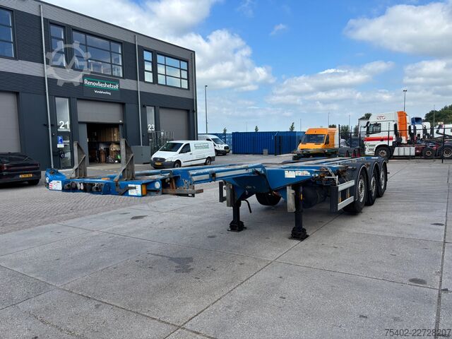 Μεταφορά εμπορευματοκιβωτίων D-TEC FT-LS-S / 3x Extendable / 1x Lift Axle / SAF + ...