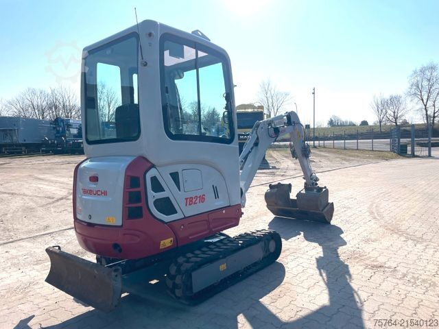 Mini excavator TAKEUCHI TB 216/Powertilt/Taklock/Verbreiterbar/ 2 Stk.!