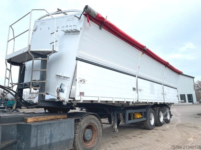 Tipper semitrailer KEMPF ca. 50m³ 2-Seiten Kombikipper/Schleuse/Alufelgen