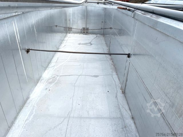 Tipper semitrailer KEMPF ca. 50m³ 2-Seiten Kombikipper/Schleuse/Alufelgen