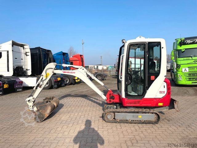 Mini excavator TAKEUCHI TB 216/Powertilt/ Verbreiterbar/TOP ZUSTAND!