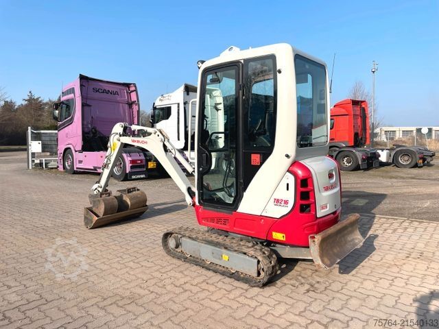 Mini excavator TAKEUCHI TB 216/Powertilt/ Verbreiterbar/TOP ZUSTAND!