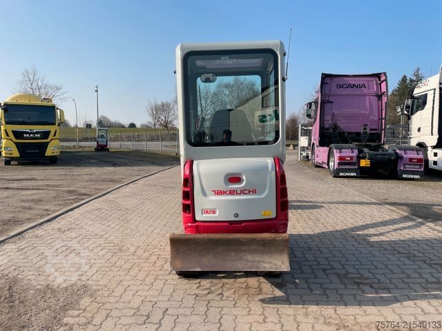 Mini excavator TAKEUCHI TB 216/Powertilt/ Verbreiterbar/TOP ZUSTAND!