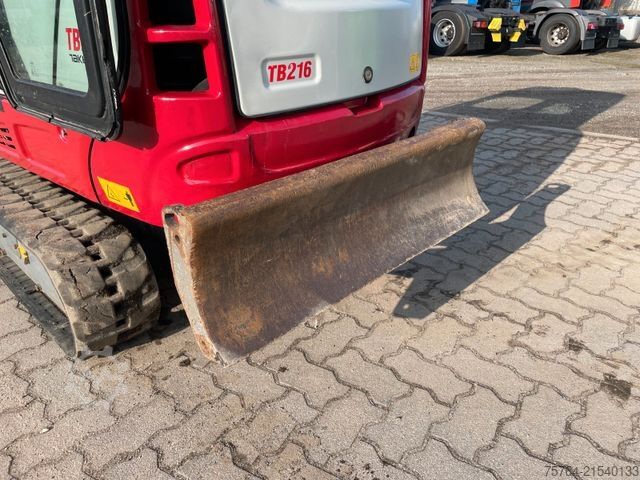 Mini excavator TAKEUCHI TB 216/Powertilt/ Verbreiterbar/TOP ZUSTAND!