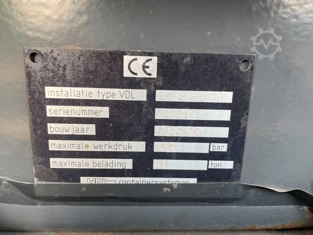 Roll-off tipper truck VOLVO FH500/VDL Abrollhaken 7,10m/Funk/Globe XL