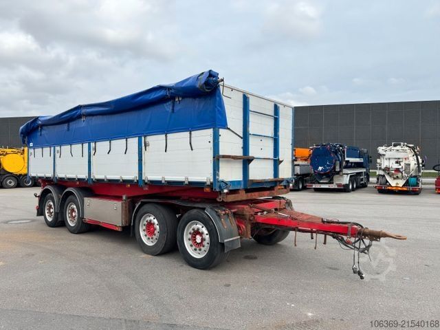 Three-way tipper trailer Dapa 4 axle tipper trailer 30 t